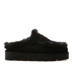 Siria Suede Fur Platform Mule