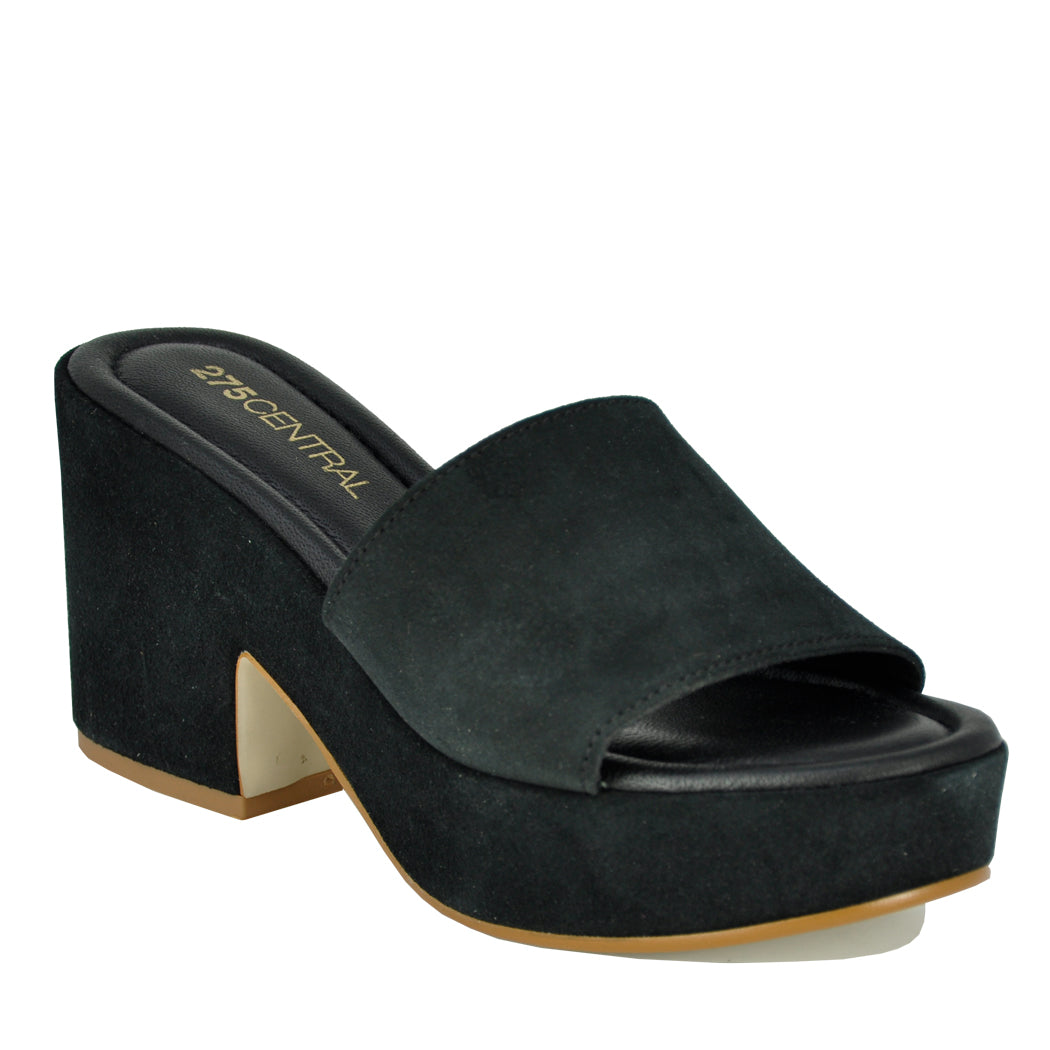 Sterling Suede Platform Slide – Footnotes
