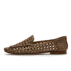 Stevie Woven Leather Flat