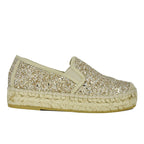 Vanessa Glitter Platform Espadrille