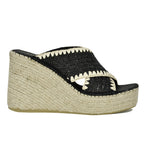 Viola Raffia Espadrille Wedge