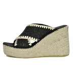 Viola Raffia Espadrille Wedge