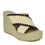 Viola Raffia Espadrille Wedge