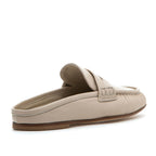 Vivien Leather Flat Mule