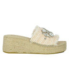 Vivien Jeweled Espadrille Slide