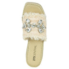 Vivien Jeweled Espadrille Slide