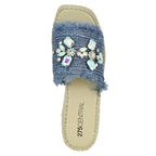 Vivien Jeweled Espadrille Slide