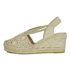 Von Suede Laser Cut Espadrille