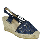 Von Suede Laser Cut Espadrille