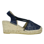 Von Suede Laser Cut Espadrille