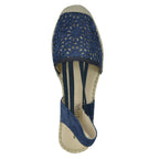 Von Suede Laser Cut Espadrille