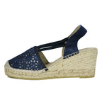 Von Suede Laser Cut Espadrille