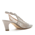 Zeta Raffia Woven Heel Slingback