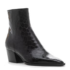Zev-Croc Croco Block Heel Boot
