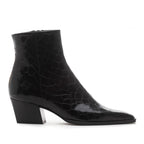 Zev-Croc Croco Block Heel Boot