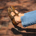 Michaela Leopard Ballet Flat