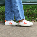 Campo-CP0503689 White Orange Fashion Sneaker