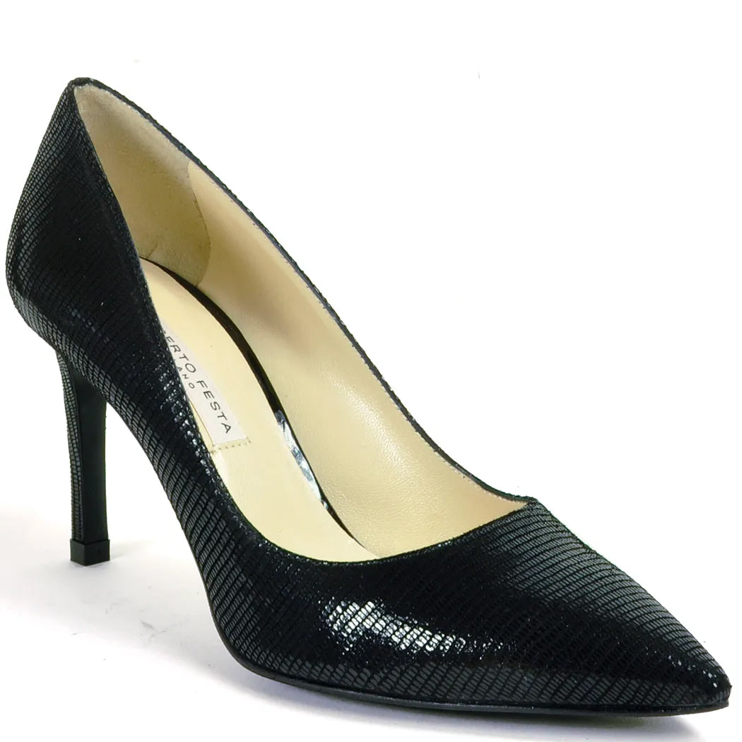 85000 Snake Heel Pump – Footnotes