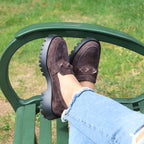 Zofie Suede Stud Loafer