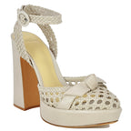 Clarita Platform Basketweave Sandal