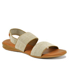 Nigella Linen Flat Sandal