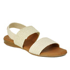 Nigella Raffia Flat Sandal