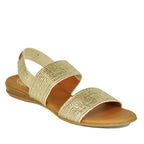 Nigella Woven Stretch Flat Sandal