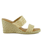 Nolita Raffia Wedge Slide