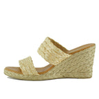 Nolita Raffia Wedge Slide