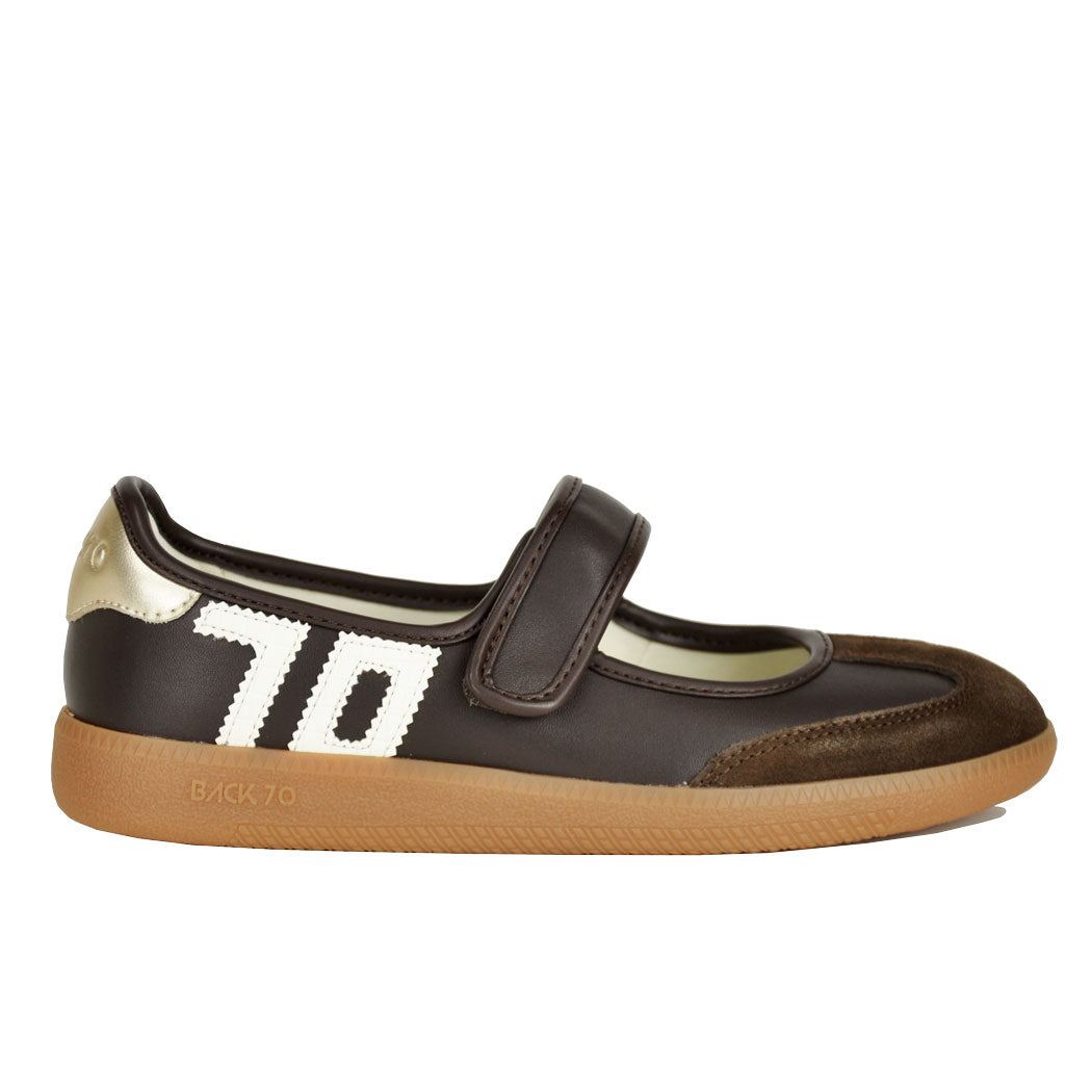 Aya-214 Coffee Milk Maryjane Flat