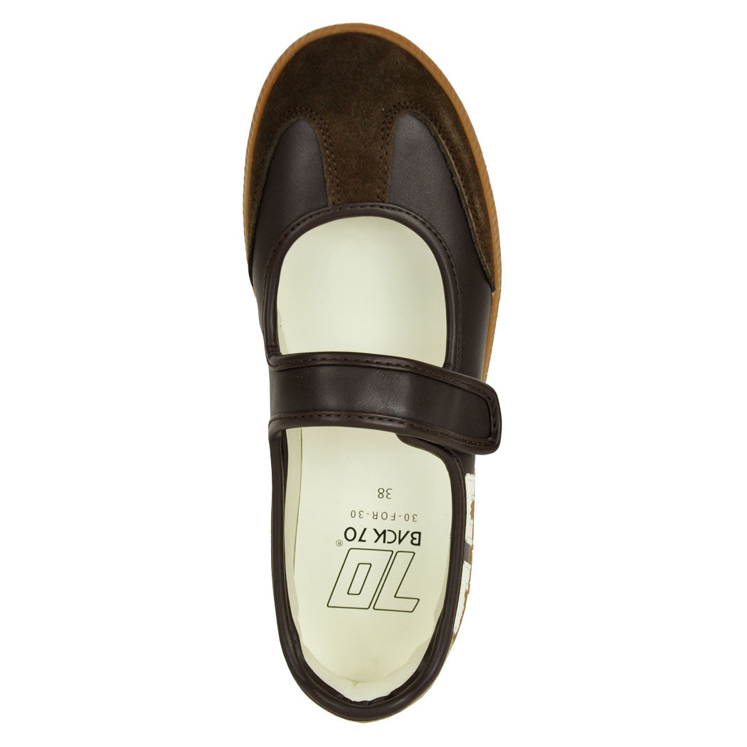 Aya-214 Coffee Milk Maryjane Flat