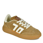 Brooklyn-225 Tobacco Suede Platform Sneaker