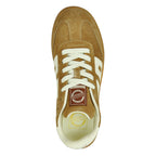 Brooklyn-225 Tobacco Suede Platform Sneaker