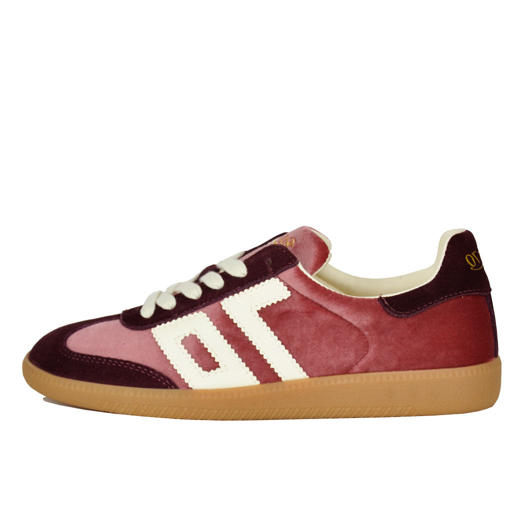 Cloud-518 Velvet Wine Butter Sneaker
