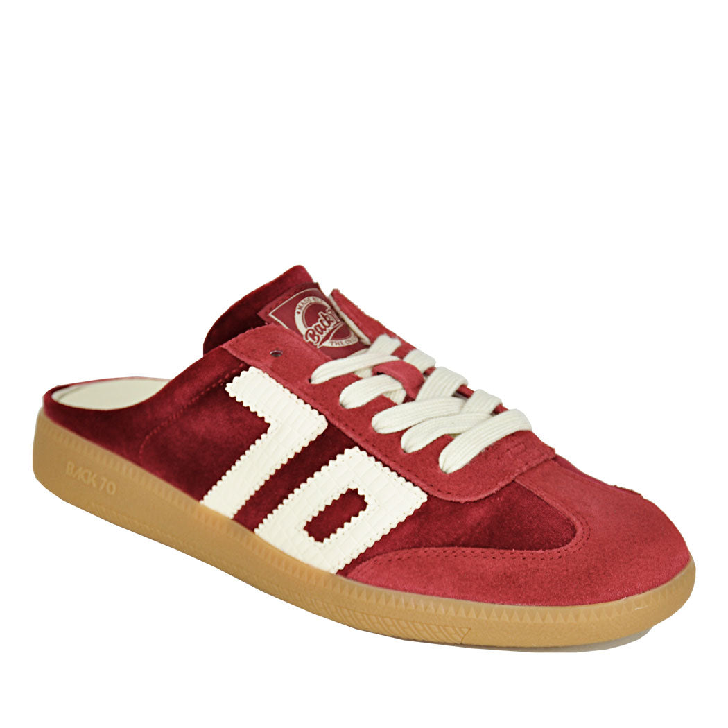Easter-647 Velvet Red Milk Mule Sneaker