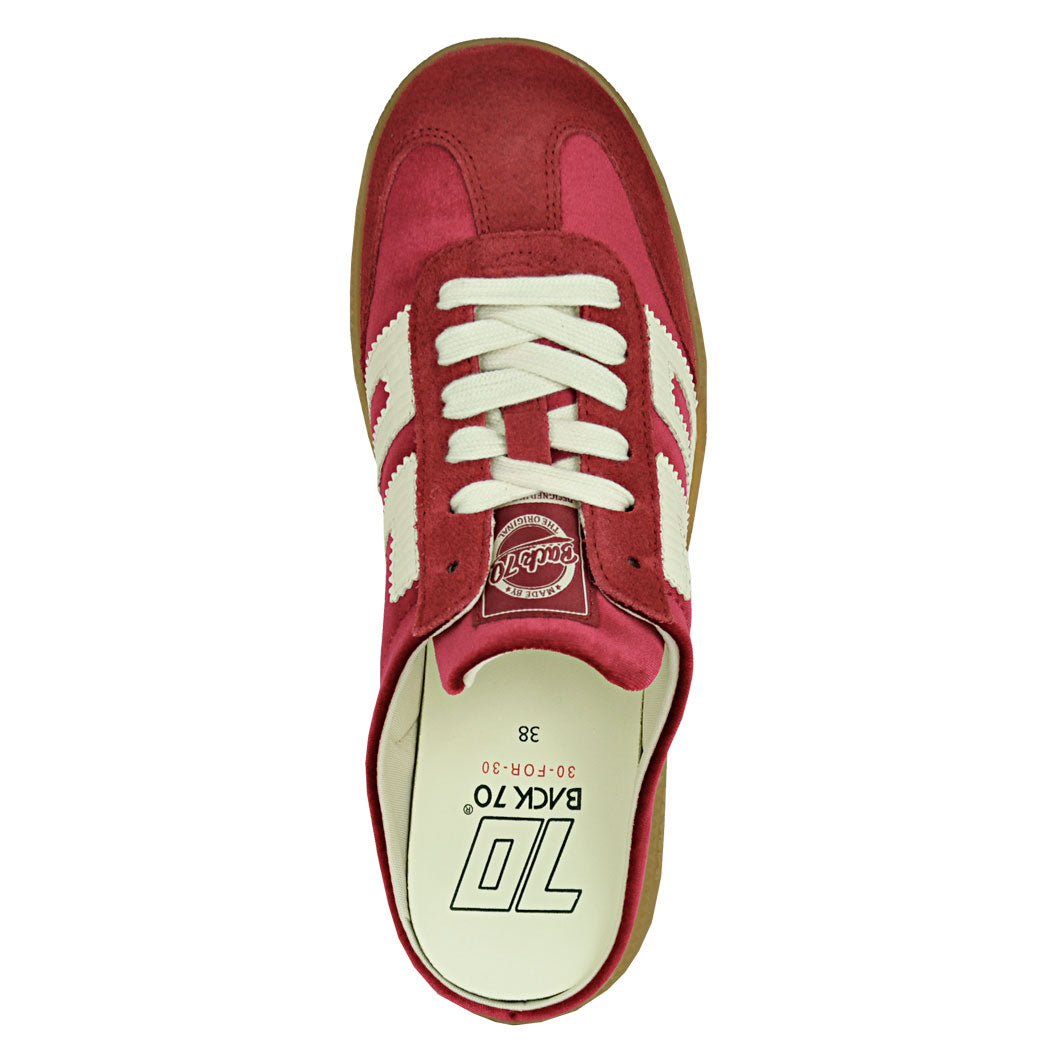 Easter-647 Velvet Red Milk Mule Sneaker