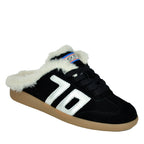 Easter-F1017 Coal Silver Fur Sneaker