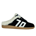 Easter-F1017 Coal Silver Fur Sneaker