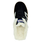 Easter-F1017 Coal Silver Fur Sneaker