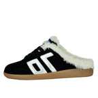 Easter-F1017 Coal Silver Fur Sneaker