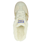 Easter-F1712 Butter Gold Fur Sneaker