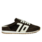 Venice-208 Velvet Coffee Sneaker Mule