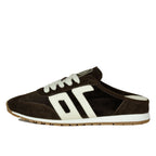 Venice-208 Velvet Coffee Sneaker Mule