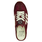 Venice-509 Velvet Wine Mule Sneaker