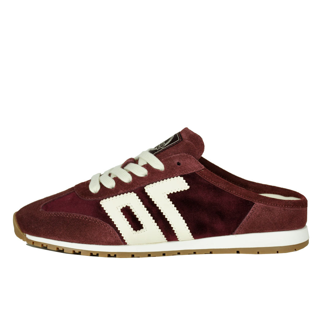 Venice-509 Velvet Wine Mule Sneaker
