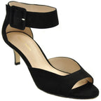 Berlin Suede Kitten Heel Sandal