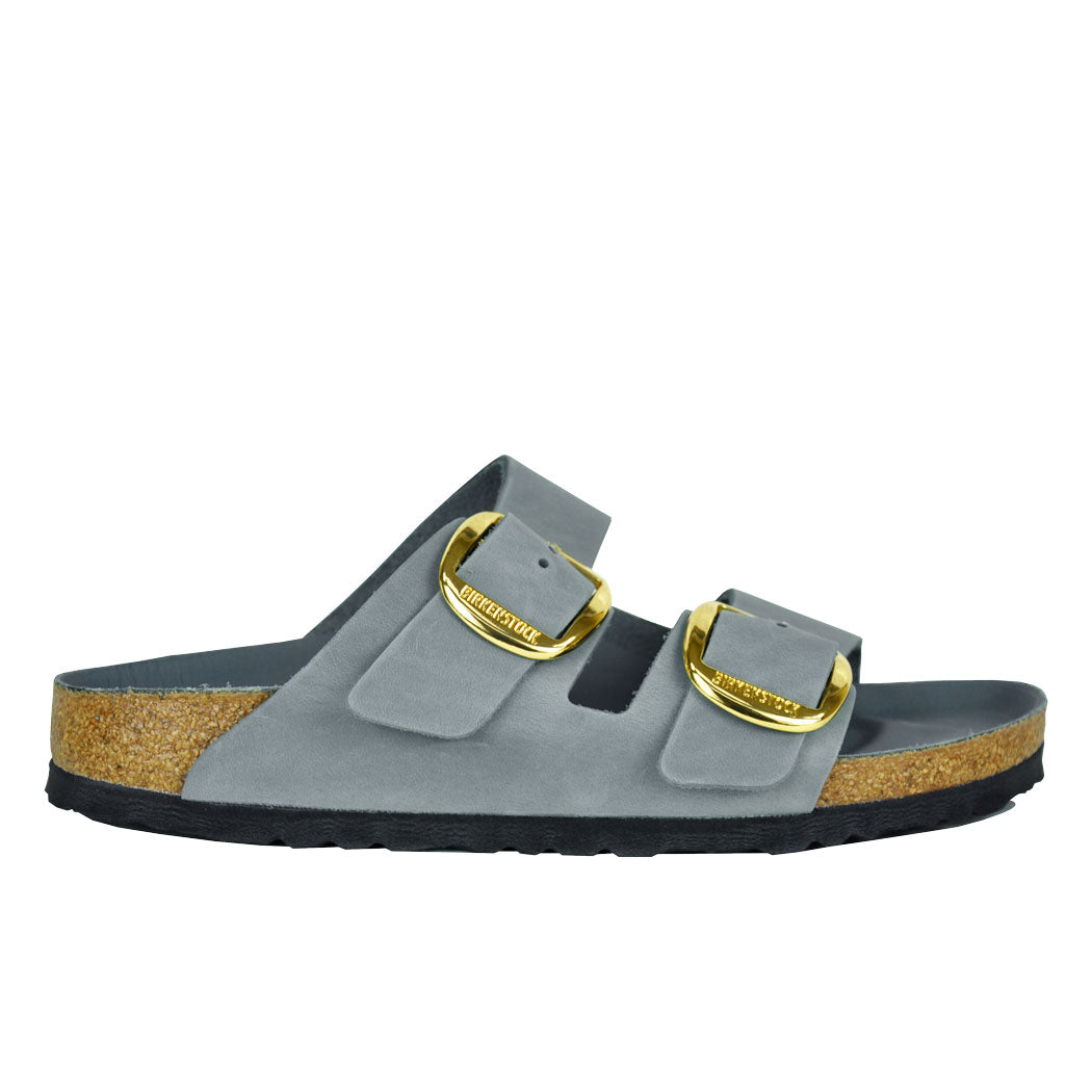 Arizona-1032071N Basalt Gray Oiled Leather Slide