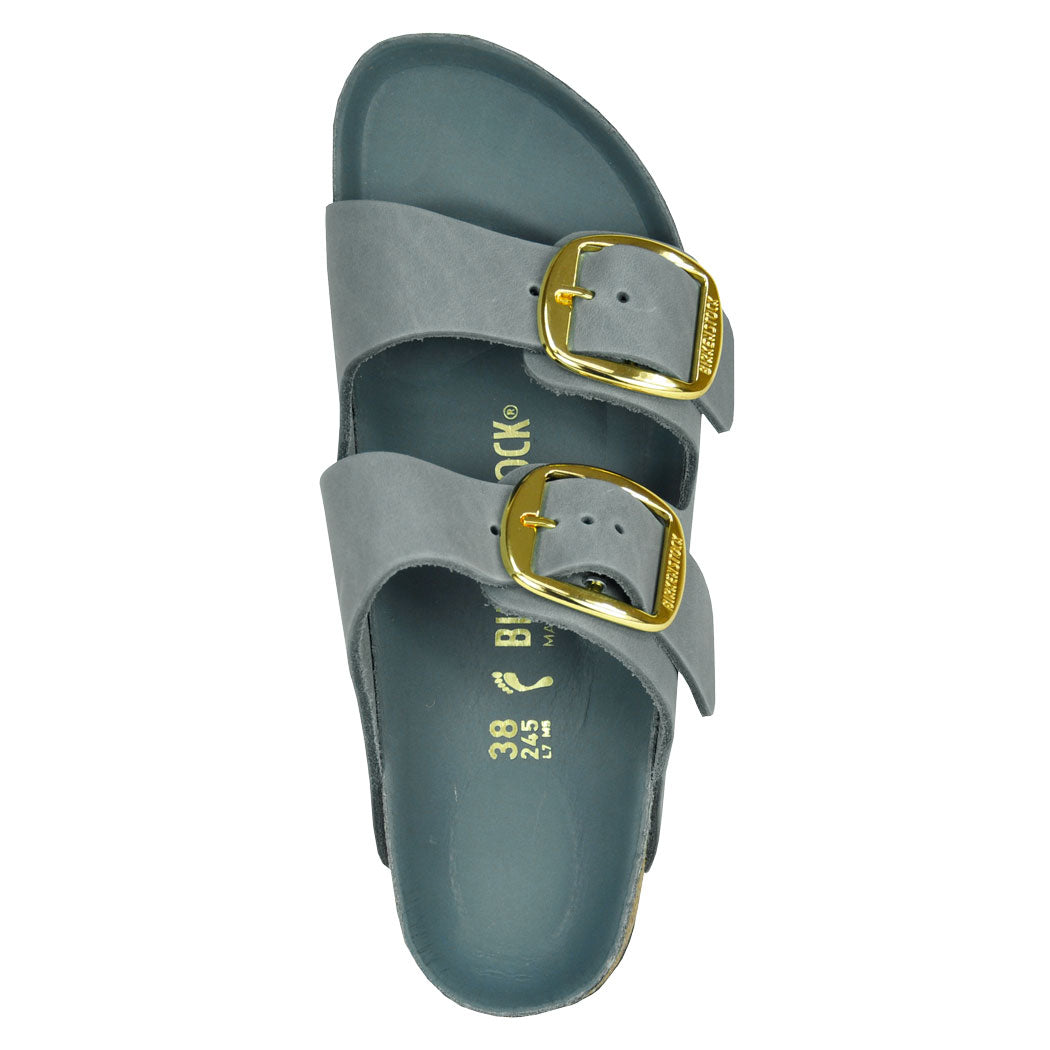 Arizona-1032071N Basalt Gray Oiled Leather Slide