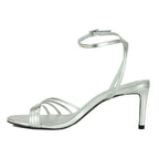 Ella-70 Metallic Leather Heel Sandal