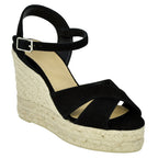 Bromelia Suede Platform Espadrille Sandal